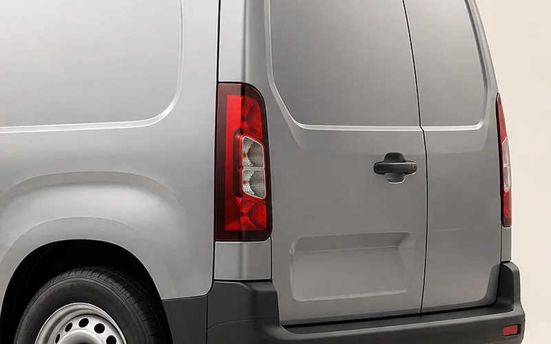 Side and rear door junction from the same conceptual single vehicle.